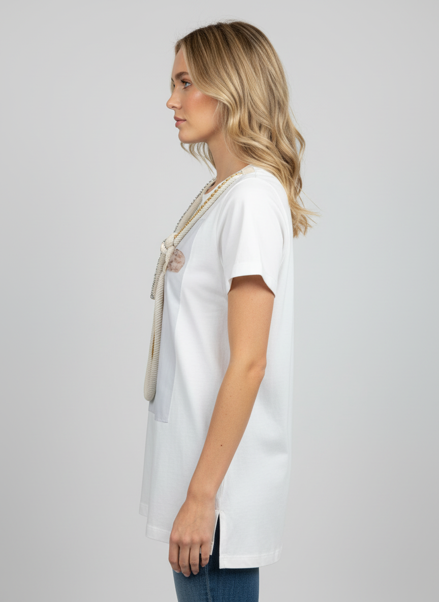 Chios λευκό t-shirt - Image 2