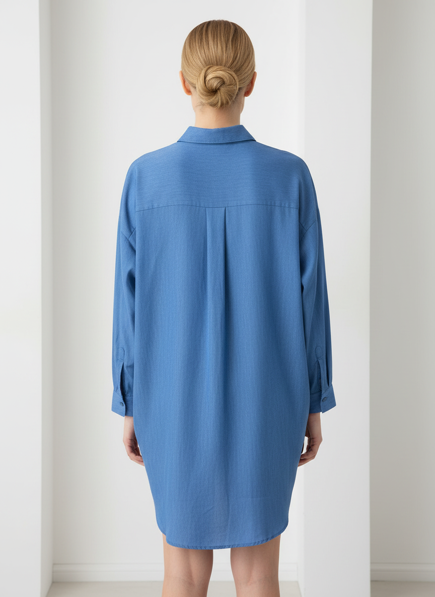 Orlina μπλε Πουκάμισο - Image 4