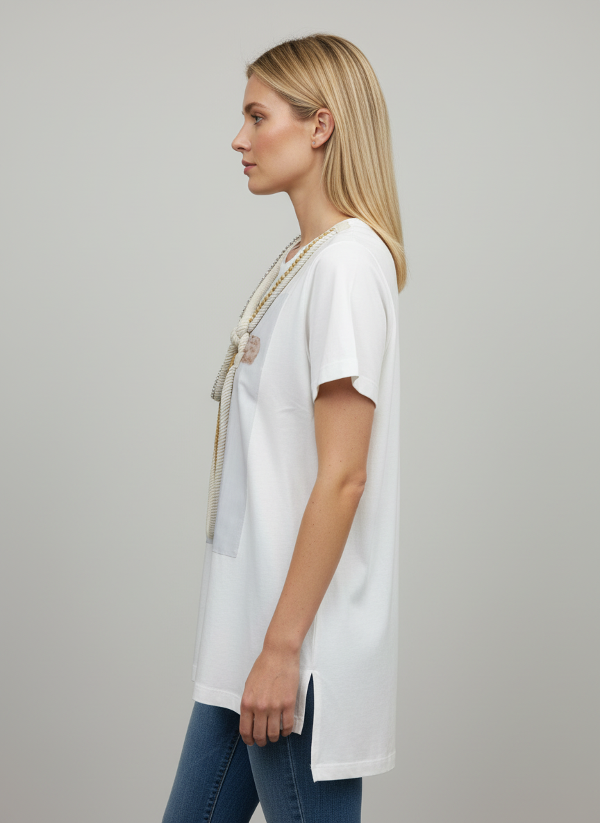 Chios λευκό t-shirt - Image 3