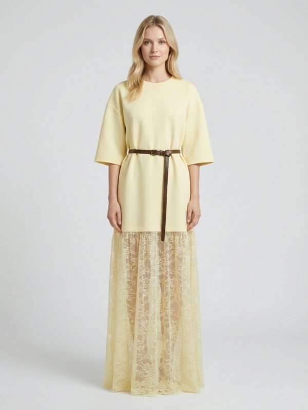 Evora κίτρινο φόρεμα