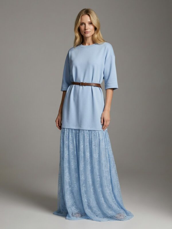 Evora γαλάζιο φόρεμα