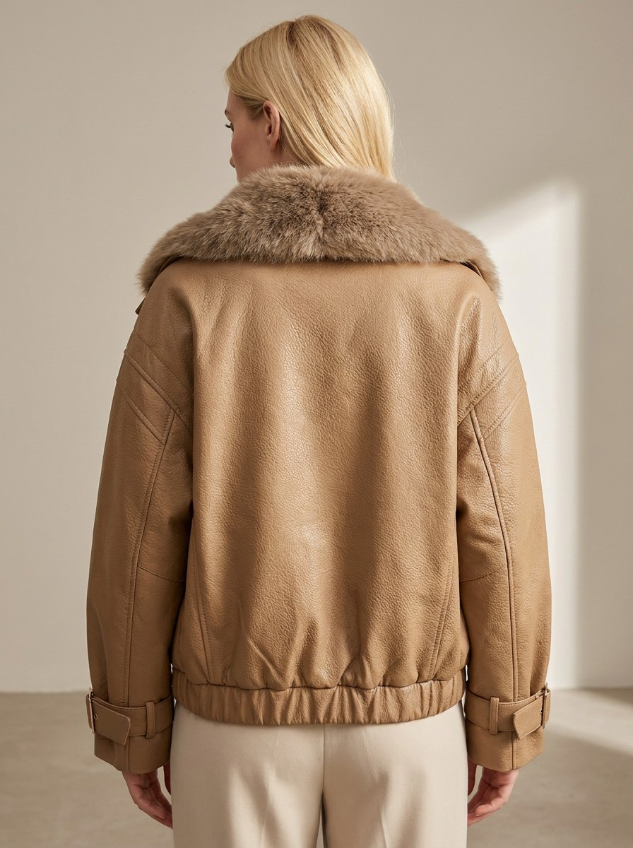 Life Μπεζ jacket - Image 3